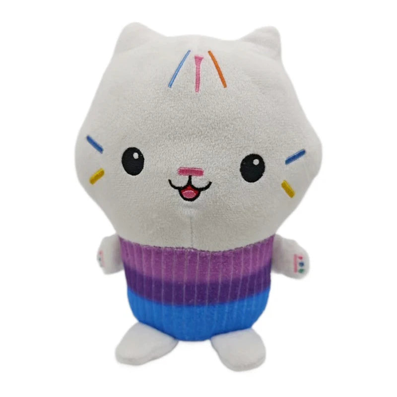 Hot Sale Gaby Doll House Plush Toy Mercat Cartoon Stuffed Animal Smile Cat Car Cat Hug Gaby Girl Doll Children's Birthday Gift