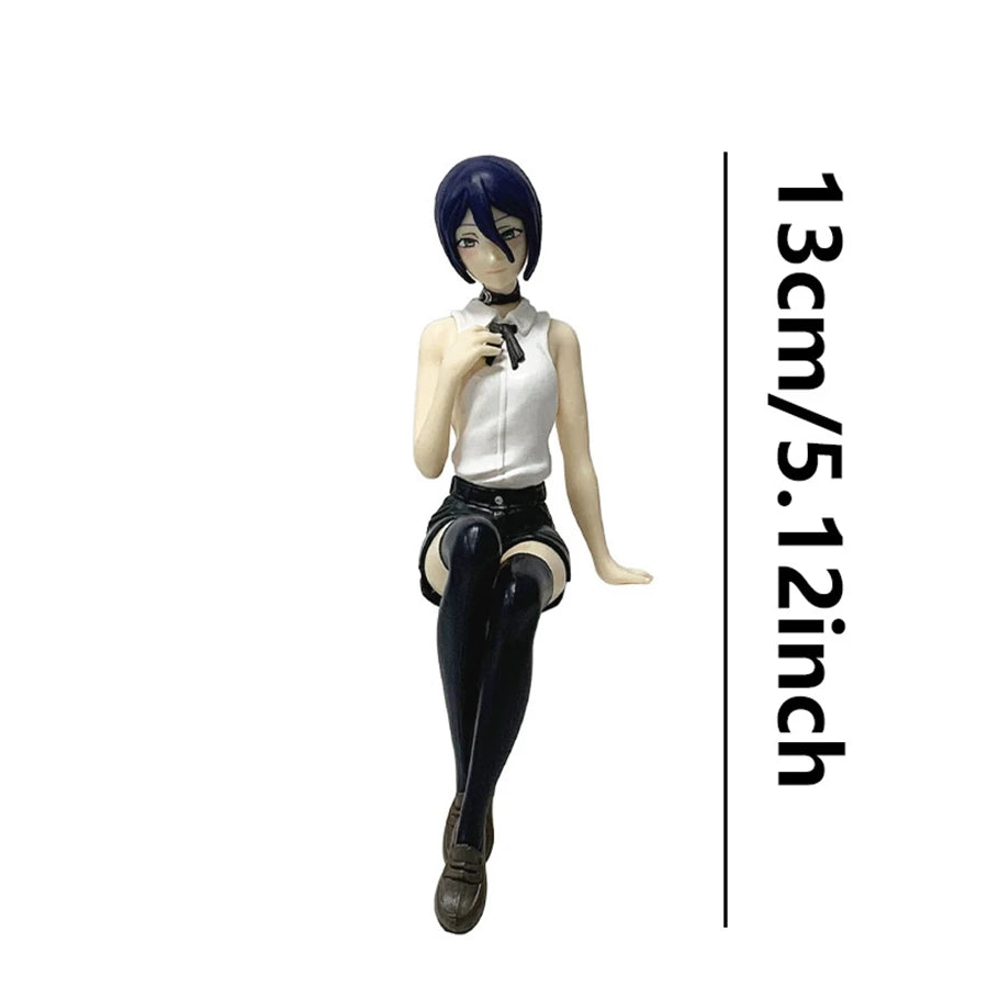 13cm/5.12in Chainsaw Man Anime Figure Reze Noodle Stopper Figure Demon Reze Action Figure PVC Adult Collection Model Doll Toys
