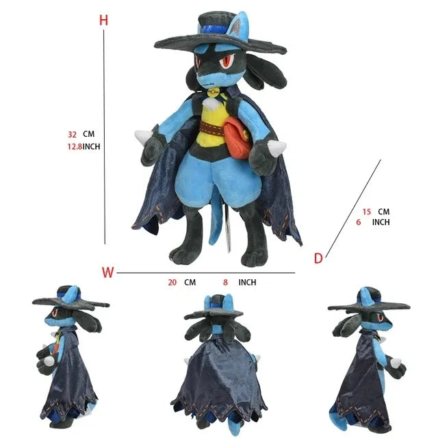Pokemon Large Pet Pok é Mon Plush Earth Turtle Huangyan Wolf Soloya Fierce Carp Dragon Spray Fire Dragon Toy Doll, Plush Toy Chi