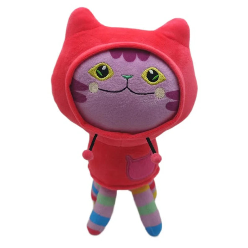 Hot Sale Gaby Doll House Plush Toy Mercat Cartoon Stuffed Animal Smile Cat Car Cat Hug Gaby Girl Doll Children's Birthday Gift