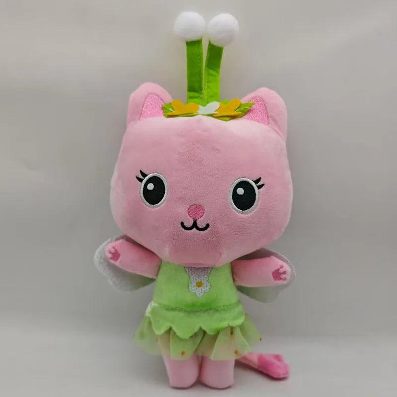 Hot Sale Gaby Doll House Plush Toy Mercat Cartoon Stuffed Animal Smile Cat Car Cat Hug Gaby Girl Doll Children's Birthday Gift