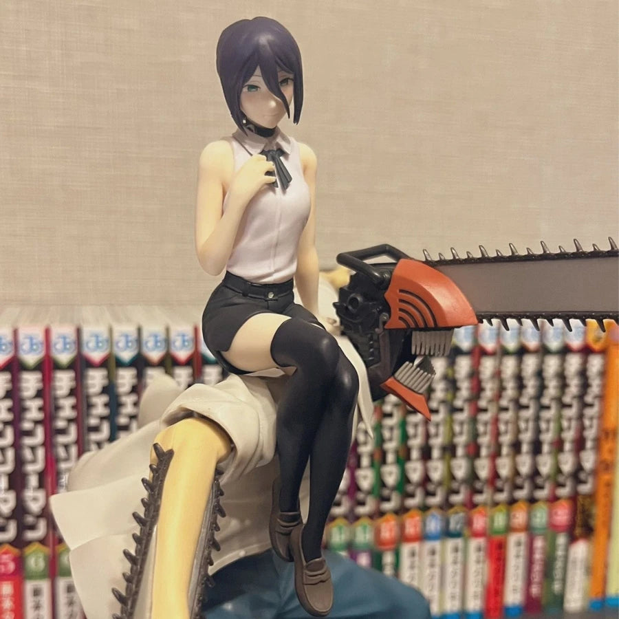 13cm/5.12in Chainsaw Man Anime Figure Reze Noodle Stopper Figure Demon Reze Action Figure PVC Adult Collection Model Doll Toys