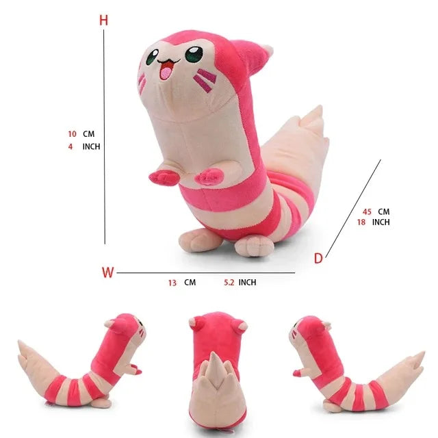 Pokemon Large Pet Pok é Mon Plush Earth Turtle Huangyan Wolf Soloya Fierce Carp Dragon Spray Fire Dragon Toy Doll, Plush Toy Chi