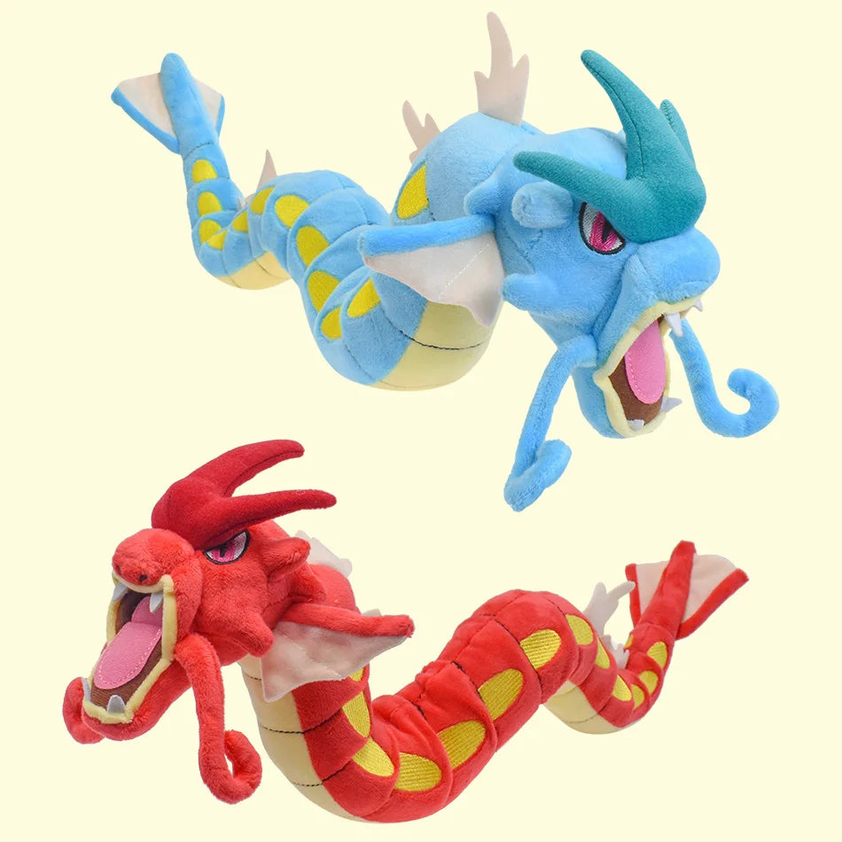 Pokemon Large Pet Pok é Mon Plush Earth Turtle Huangyan Wolf Soloya Fierce Carp Dragon Spray Fire Dragon Toy Doll, Plush Toy Chi