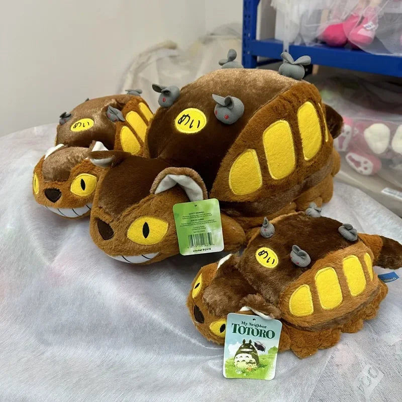 Cartoon Animation Bus My Neighbor Totoro Doll Soft Plush Animal Toys Stuffed Totoro Bus Kids Xmas Birthday Gift Anime Plush Toys