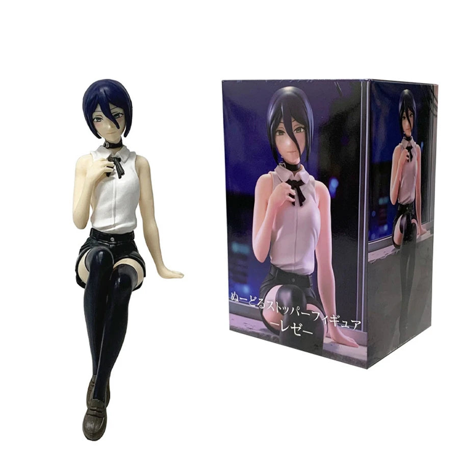 13cm/5.12in Chainsaw Man Anime Figure Reze Noodle Stopper Figure Demon Reze Action Figure PVC Adult Collection Model Doll Toys