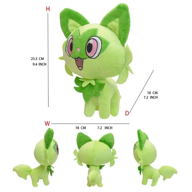 Pokemon Large Pet Pok é Mon Plush Earth Turtle Huangyan Wolf Soloya Fierce Carp Dragon Spray Fire Dragon Toy Doll, Plush Toy Chi