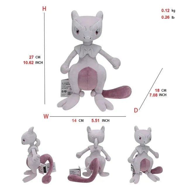 Pokemon Large Pet Pok é Mon Plush Earth Turtle Huangyan Wolf Soloya Fierce Carp Dragon Spray Fire Dragon Toy Doll, Plush Toy Chi