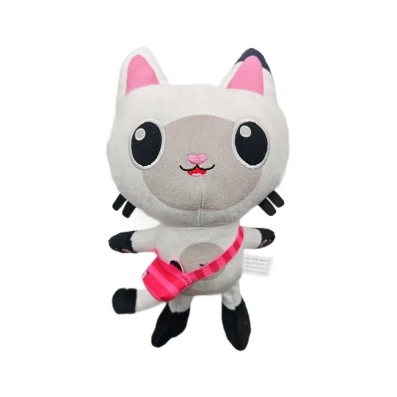 Hot Sale Gaby Doll House Plush Toy Mercat Cartoon Stuffed Animal Smile Cat Car Cat Hug Gaby Girl Doll Children's Birthday Gift