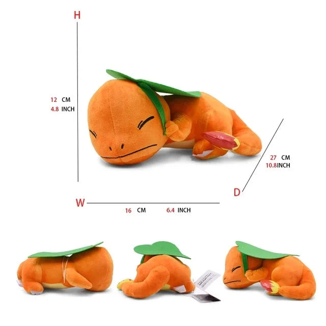 Pokemon Large Pet Pok é Mon Plush Earth Turtle Huangyan Wolf Soloya Fierce Carp Dragon Spray Fire Dragon Toy Doll, Plush Toy Chi
