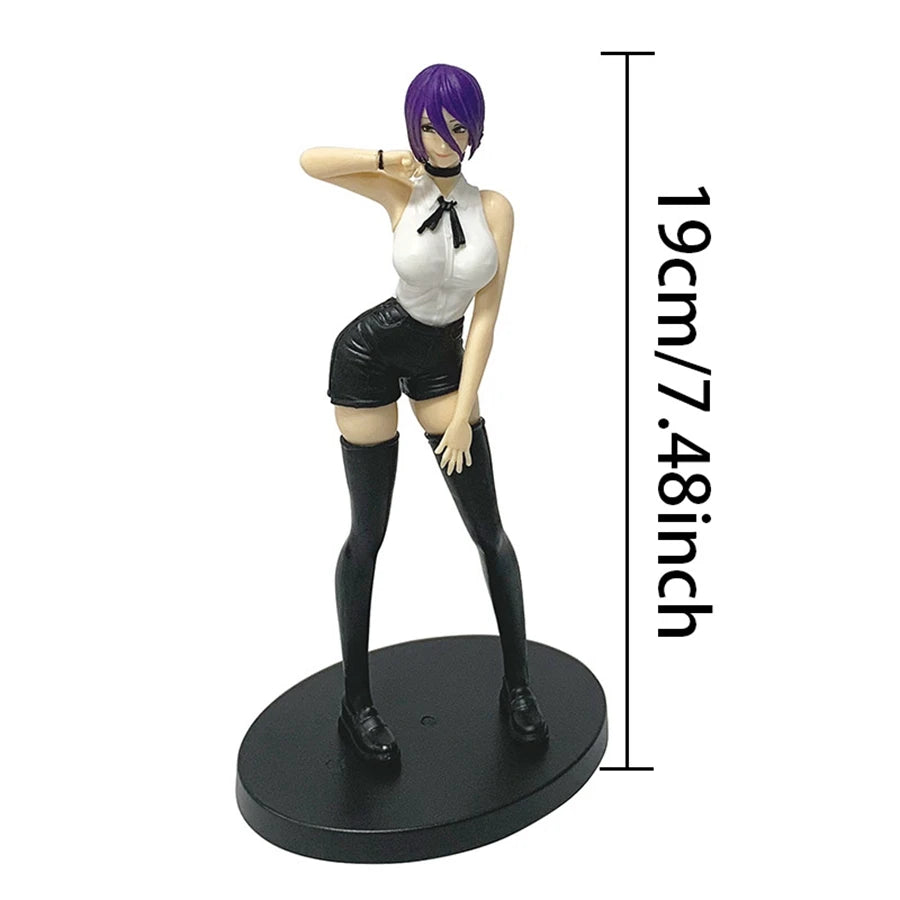 13cm/5.12in Chainsaw Man Anime Figure Reze Noodle Stopper Figure Demon Reze Action Figure PVC Adult Collection Model Doll Toys