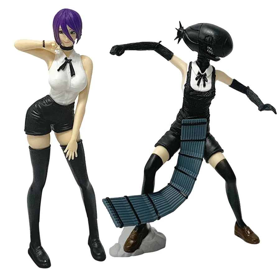13cm/5.12in Chainsaw Man Anime Figure Reze Noodle Stopper Figure Demon Reze Action Figure PVC Adult Collection Model Doll Toys